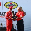 第18戦は2位。シリーズポイントリーダーとなって最終戦に向かうスコット・ディクソン。写真：IndyCar