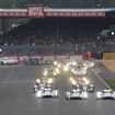 2013年のルマン24時間レースのスタート。最前線をアウディ勢が占める。写真：AUDI AG