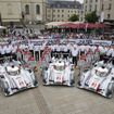 6月のルマン24時間レースに臨んだ際のアウディ陣営。写真：AUDI AG