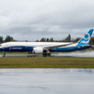 最初の飛行テストを行う2機目の787-9テスト用航空機