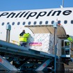 フィリピン航空A330によるエアバス企業基金の援助物資の輸送