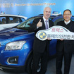 韓国国土交通部から、「2013年の最も安全な車」に認定されたシボレートラックス