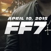 映画『Fast and Furious 7』（『ワイルド・スピード7』）の公式ポスター