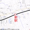 新駅の設置位置。波多江・筑前前原両駅の中間に設ける。