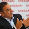 ブラジル・エンジン工場の建設を発表する日産自動車のカルロス・ゴーン社長兼CEO