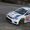 シェイクダウンで最速タイムを記録したセバスチャン・オジエ（VWポロR WRC）