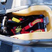 今年から使用されるスーパーフォーミュラの新シャシー「SF14」、ホンダエンジンを搭載したバージョンがオートサロンのデモ走行に登場した。