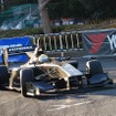 今年から使用されるスーパーフォーミュラの新シャシー「SF14」、ホンダエンジンを搭載したバージョンがオートサロンのデモ走行に登場した。