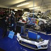 VWモータースポーツのガレージ