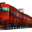 しなの鉄道が導入する観光列車『ろくもん』。3両編成の115系を改造して運転する。