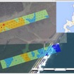 JAXA大樹航空宇宙実験場（北海道大樹町）で測定した天然核種由来の放射線量率マップ例