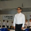 2014年トヨタモータースポーツ活動計画発表会に出席した豊田章男社長