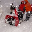 ホンダの小型除雪機