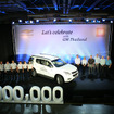 累計生産台数が100万台に到達したGMのタイ・ラヨーン組み立て工場