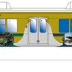 JR西日本は現在放送中のNHK大河ドラマの主人公・黒田官兵衛のラッピング列車を運行すると発表。画像は223系のラッピングデザインのイメージ