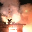 ソユーズTMA-12M宇宙船（38S）の打上げ（出典：NASA TV）