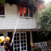 タイ財務省近くで火事