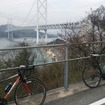 しまなみ海道サイクリングのようす