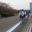 しまなみ海道サイクリングのようす