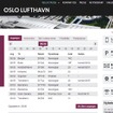 オスロ空港公式ウェブサイト