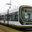 広島電鉄は恒例の「路面電車まつり」を6月8日に開催する。写真の「1000形グリーンムーバーレックス」などの展示が予定されている。