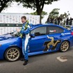 英マン島一周で最速ラップを記録した新型スバル WRX STI