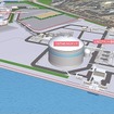JFEエンジニアリング、富山港にLNG基地プラントを受注（完成予想図）