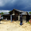 香川県小豆郡土庄町豊島に設置されている充電器(2014年6月)