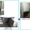 白煙が上がった『スーパー北斗18号』1号車の機器室。下部の配線の被覆が焦げていた。