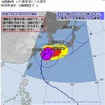 暴風域に入る確率