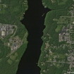 スカイサット2によるアメリカ合衆国メイン州、バンゴー上空の画像。2014年7月10日撮影