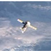 ISSから離脱したプログレス補給船（55P）（7月22日、出典：JAXA／NASA）