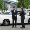安倍首相とトヨタ自動車内山田会長