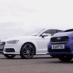 アウディS3セダンと新型スバルWRXSTIの加速競争映像を公開した英『Auto Express』
