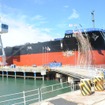 常石造船、8万1600MT型ばら積み貨物船カムサマックスバルカー「キー・ナビゲーター」を引渡し