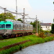 上毛電鉄の電車。Googleがこのほど公開した検索アプリの使い方を紹介する動画で、同電鉄の富士山下駅が取り上げられている。