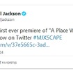 公式アカウント「＠MichaelJackson」によるツイート