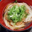 京料亭の冷やしきつねおうどん（奈良県／三輪山勝製麺）