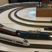 トークショーなどのほかメルクリン製HOゲージ鉄道模型の展示走行も行われる。