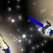 「Es'hail 2」のイメージ。Es'hail 2とは中東で夏から秋にかけて現れる星の名前で、同地域では幸運をもたらす星と考えられているという