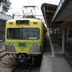 2013年4月28日で引退した先代の「なの花」2000形。現在は後継車の5000形「なの花」が活躍している