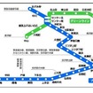 横浜市営地下鉄　路線図