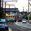 元都営地下鉄三田線の6000形。「電車ふれあいまつり」の運転台体験イベントで使われる。