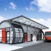 BRT陸前高田駅も現在地から少し離れた陸前高田市消防防災センター等整備事業区域内に移設し、新駅舎を設ける。画像は新駅舎のイメージ。