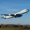 キャセイパシフィック航空の747-8貨物輸送機