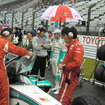 中嶋一貴はポールポジションから第2レースをスタートした。