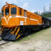 車テイ駅では現役を退いた鉄道車両が多数保存されている。