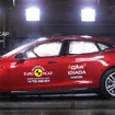 テスラモデルSのユーロNCAP衝突テスト