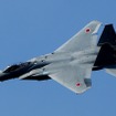 パワーのあるF-15の機動飛行は迫力満点。