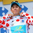 2012年ツール・ド・フランスで山岳賞ジャージを着たフレデリック・ケシアコフ